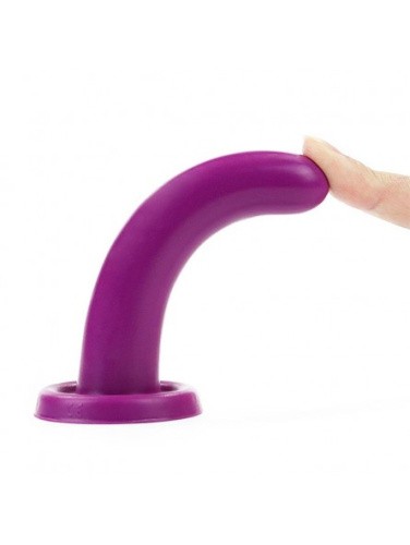 LoveToy Silicone Holy Dong Small 4.5 " - Силиконовый фаллоимитатор, 14.5х2.5 см (фиолетовый)